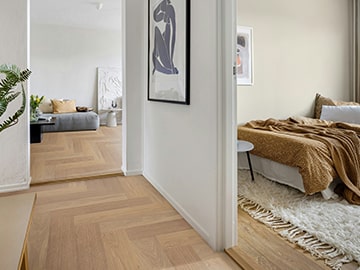 Схема влияния направления досок на восприятие длины и ширины